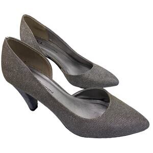 CL by Laundry "Angelina" Gold Glitter Dressy Heels Size 8.5